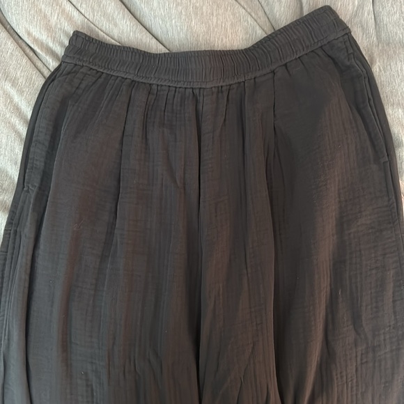 Madewell Wide Leg Cotton Pants - Picture 3 of 6